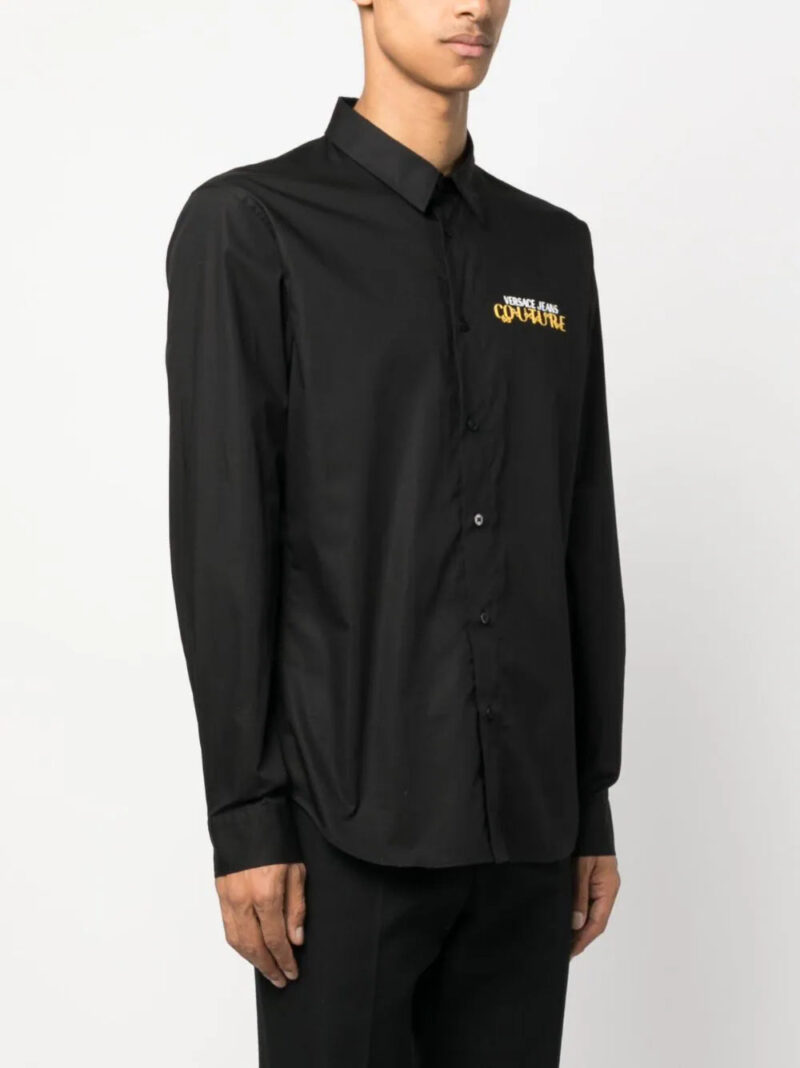 Versace Jeans Couture  logo-print cotton shirt