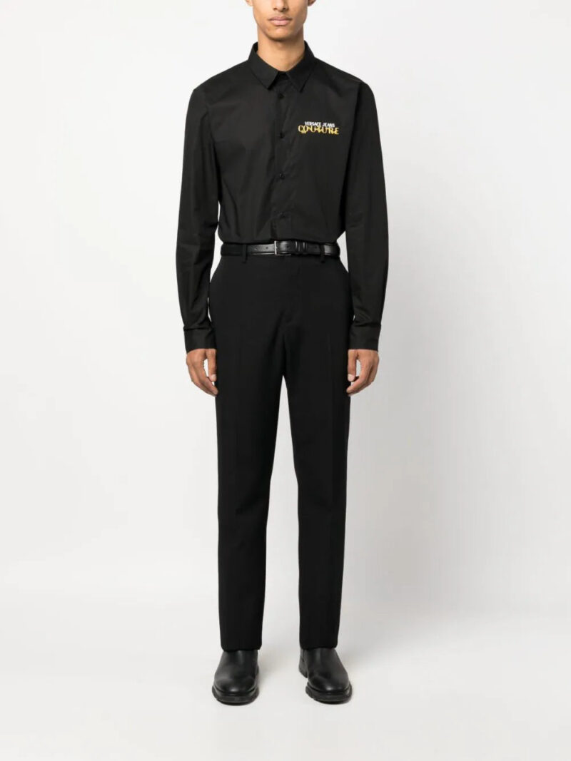 Versace Jeans Couture  logo-print cotton shirt