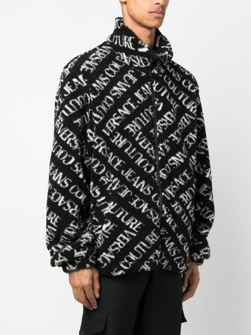 Versace Jeans Couture logo-print bomber jacket
