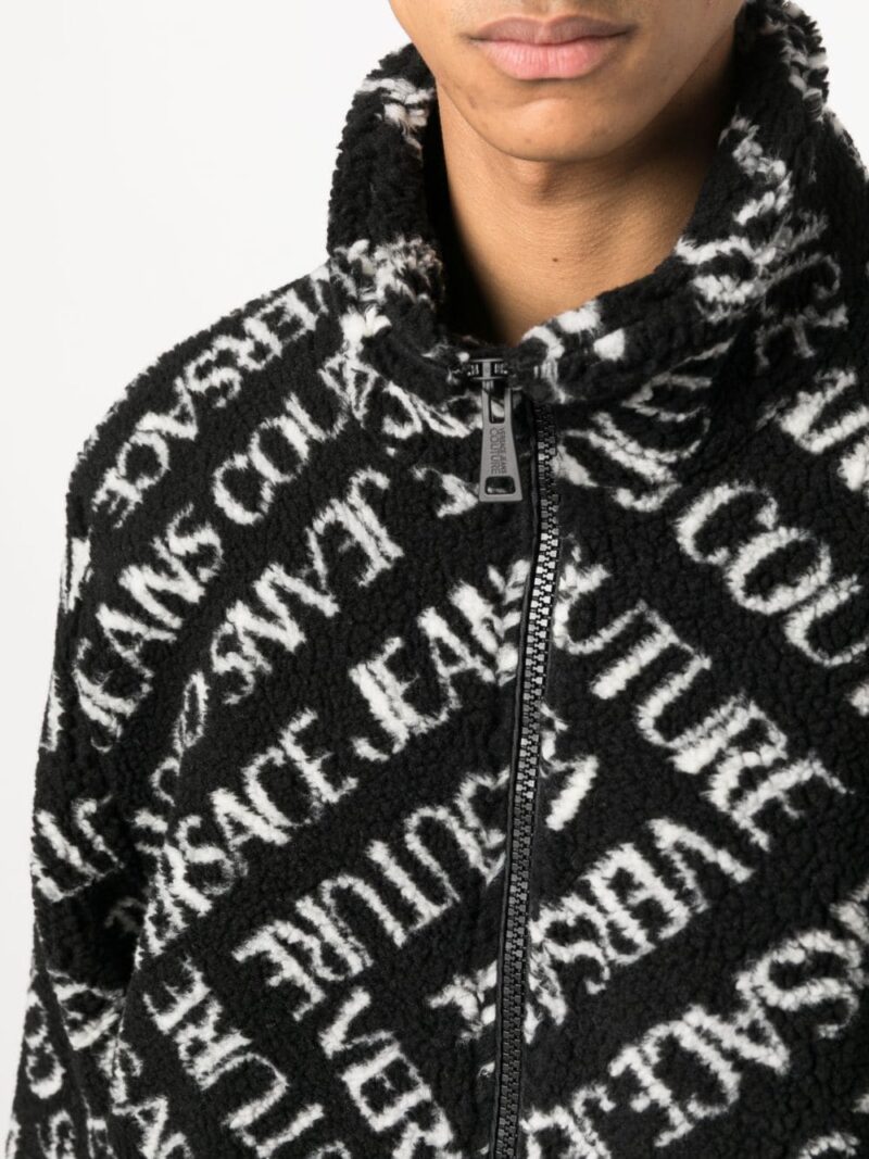 Versace Jeans Couture logo-print bomber jacket