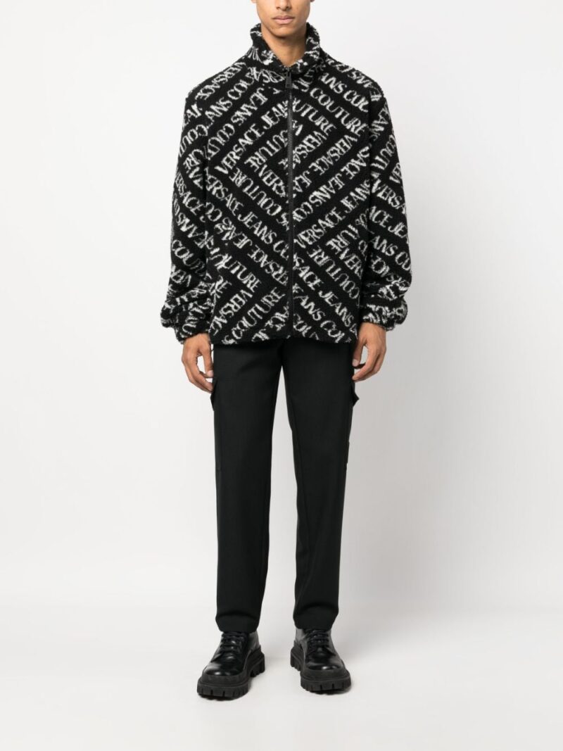 Versace Jeans Couture logo-print bomber jacket