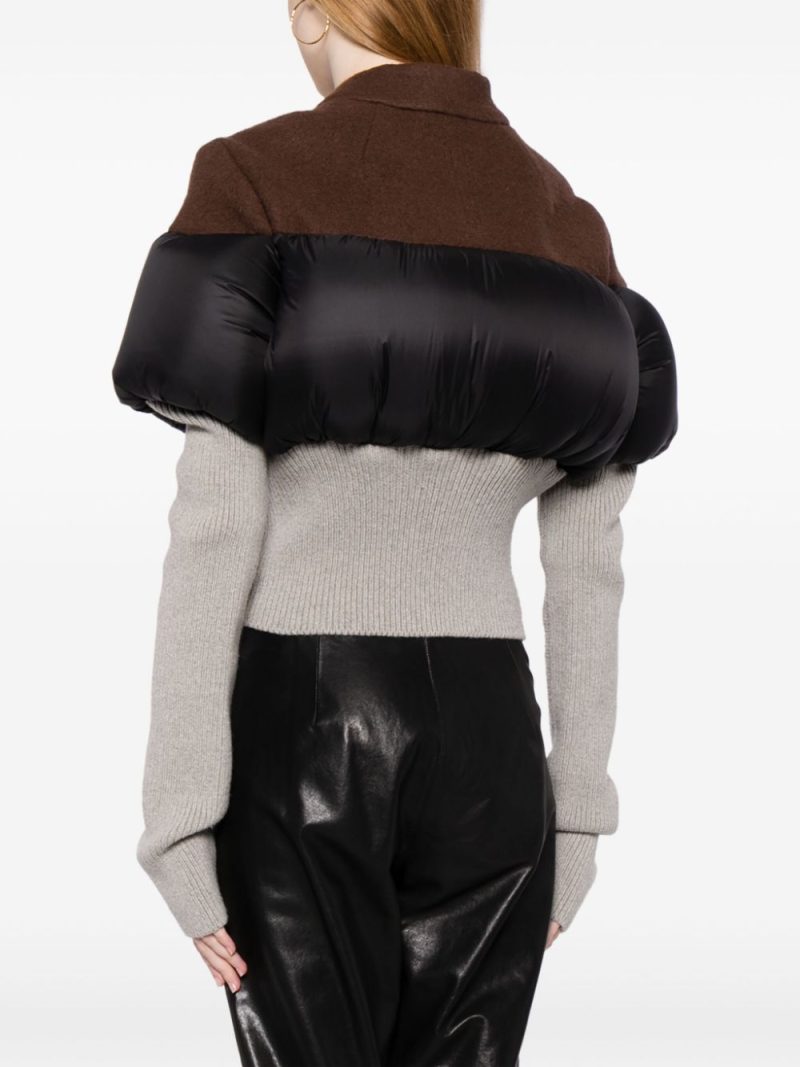 Rick Owens  cropped panelled jacket