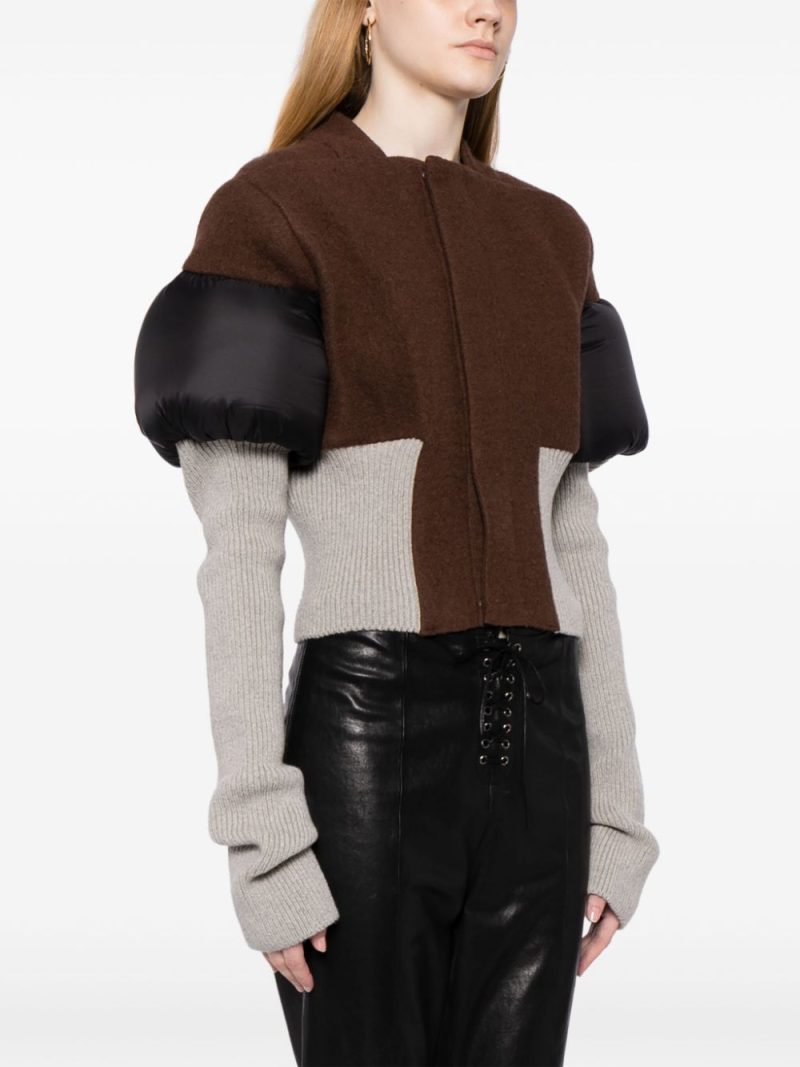 Rick Owens  cropped panelled jacket