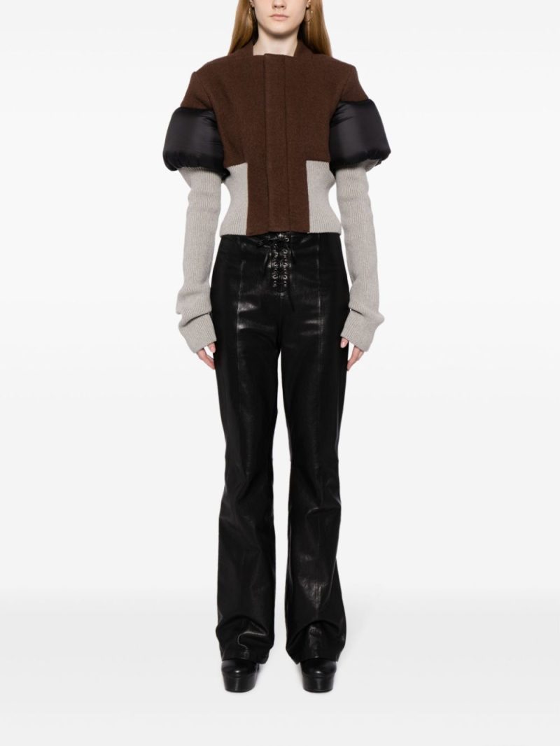 Rick Owens  cropped panelled jacket