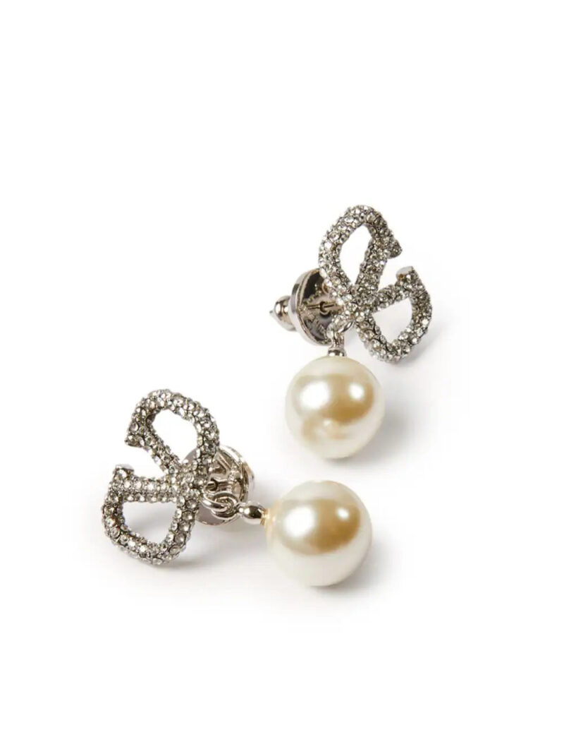 Valentino Garavani  VLogo Signature pearl drop earrings