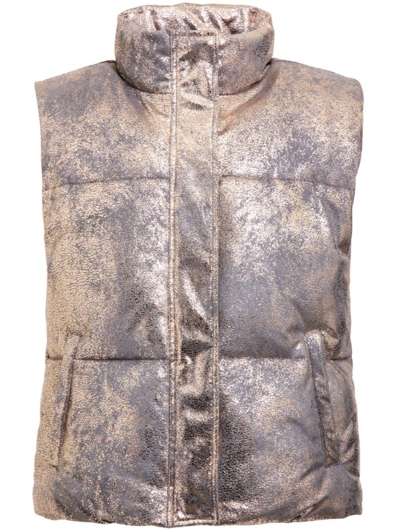 Unreal Fur  Painted Lady padded gilet