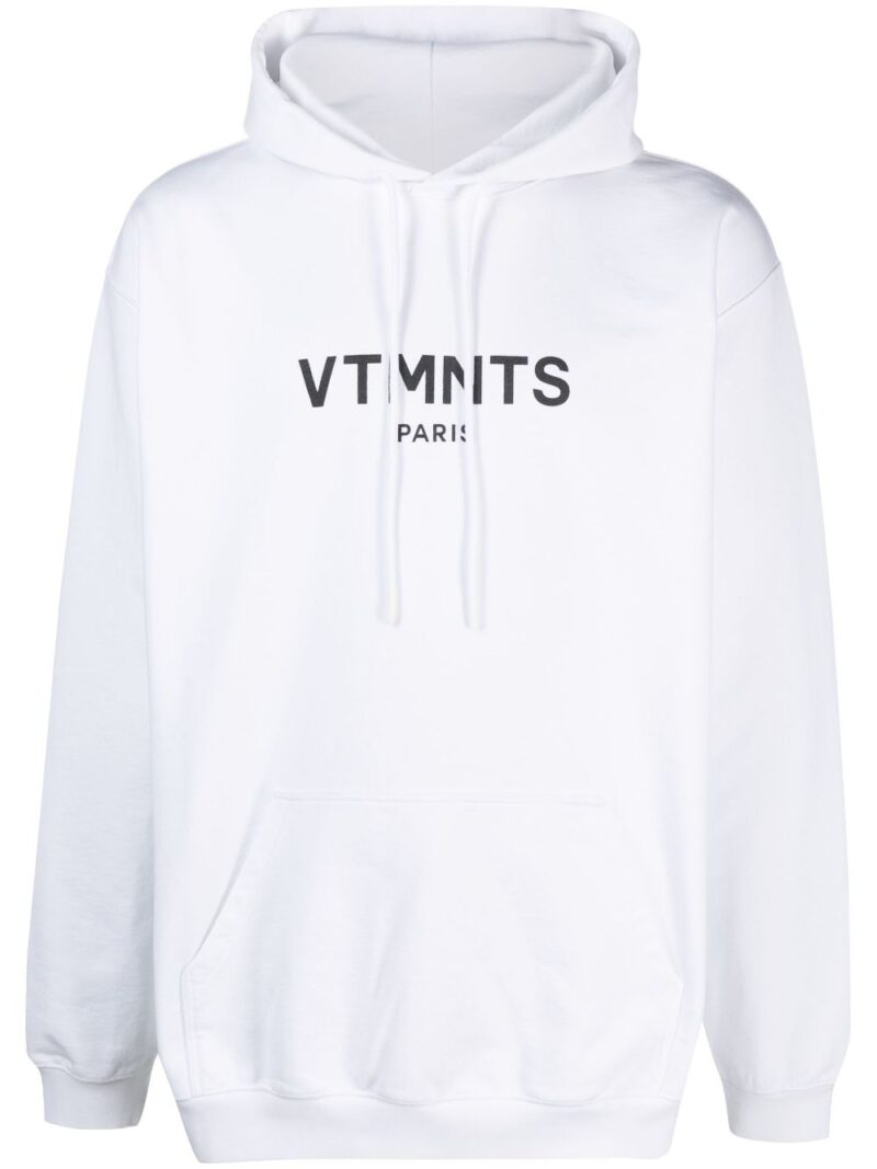 VTMNTS  logo-print drawstring hoodie