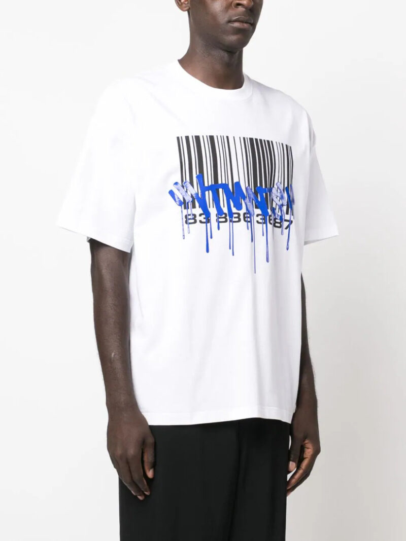 VTMNTS  barcode-print cotton T-shirt