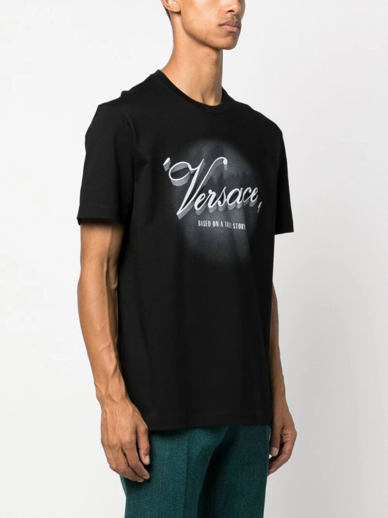 Versace logo-print cotton T-shirt