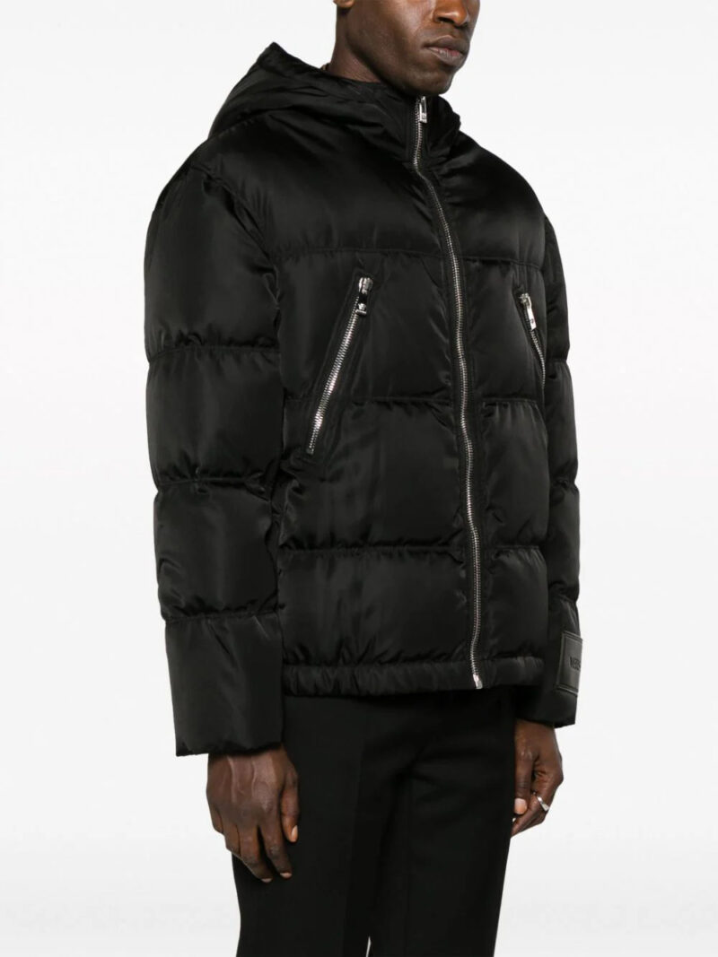 Versace  zip-detail puffer jacket
