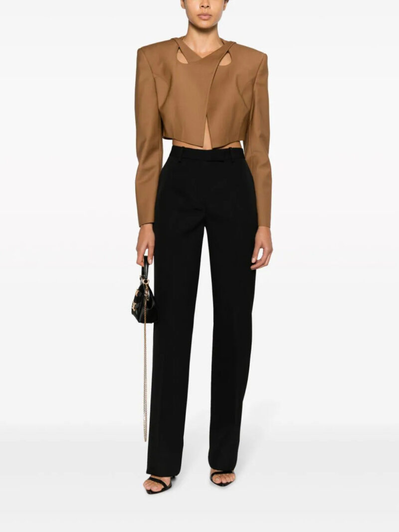 Versace  virgin-wool tailored trousers