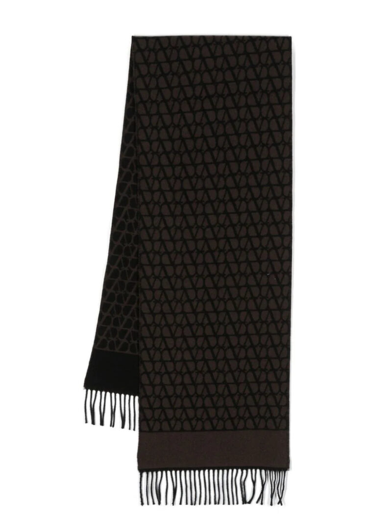 Valentino Garavani  Toile Iconographe wool-blend scarf