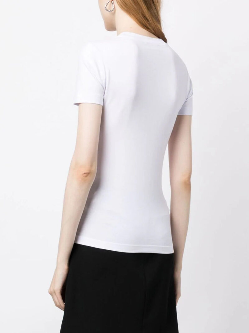Versace  rhinestone-embellished logo-print T-shirt
