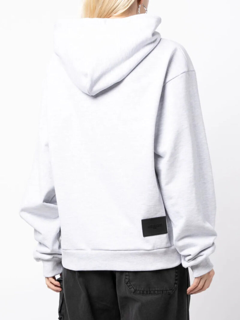 We11done  logo-print drawstring hoodie