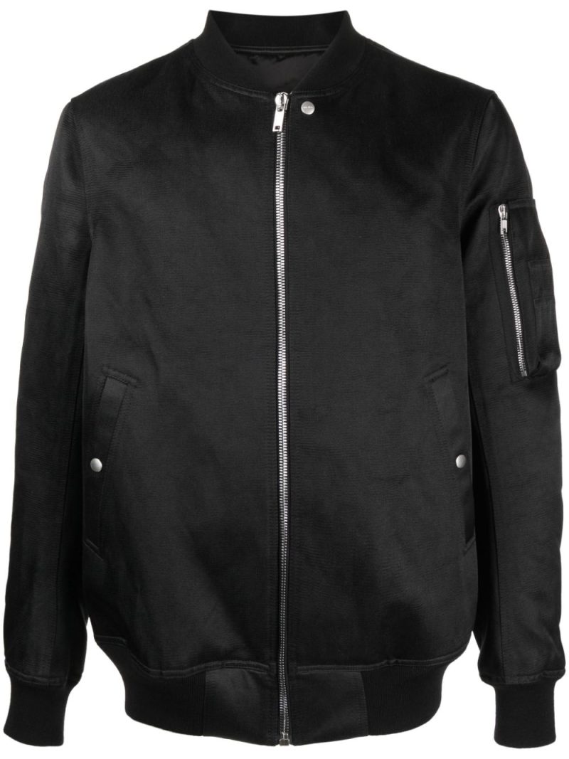 Rick Owens  satin bomber jacket