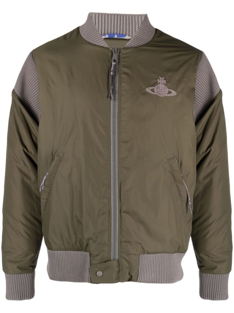 Vivienne Westwood  Cyclist panelled bomber jacket