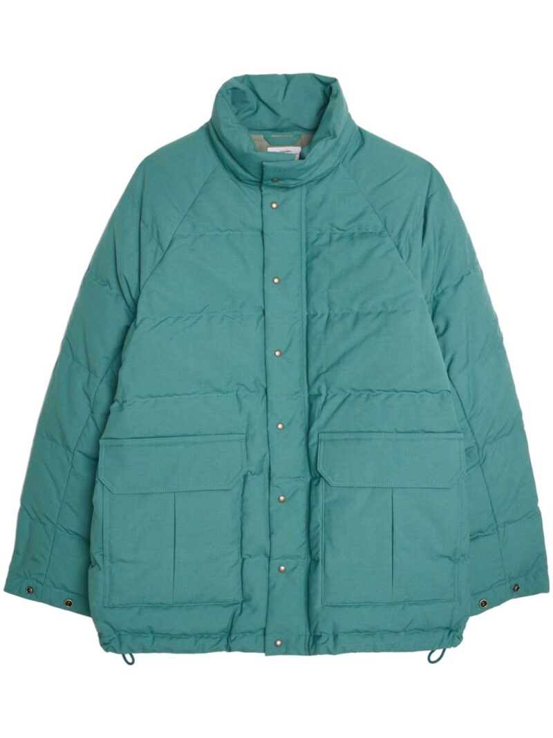 visvim  Lumer wool-linen puffer jacket