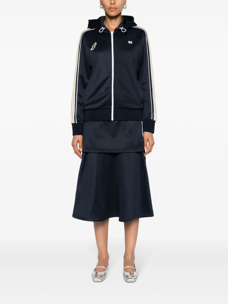 Wales Bonner Mantra tiered skirt