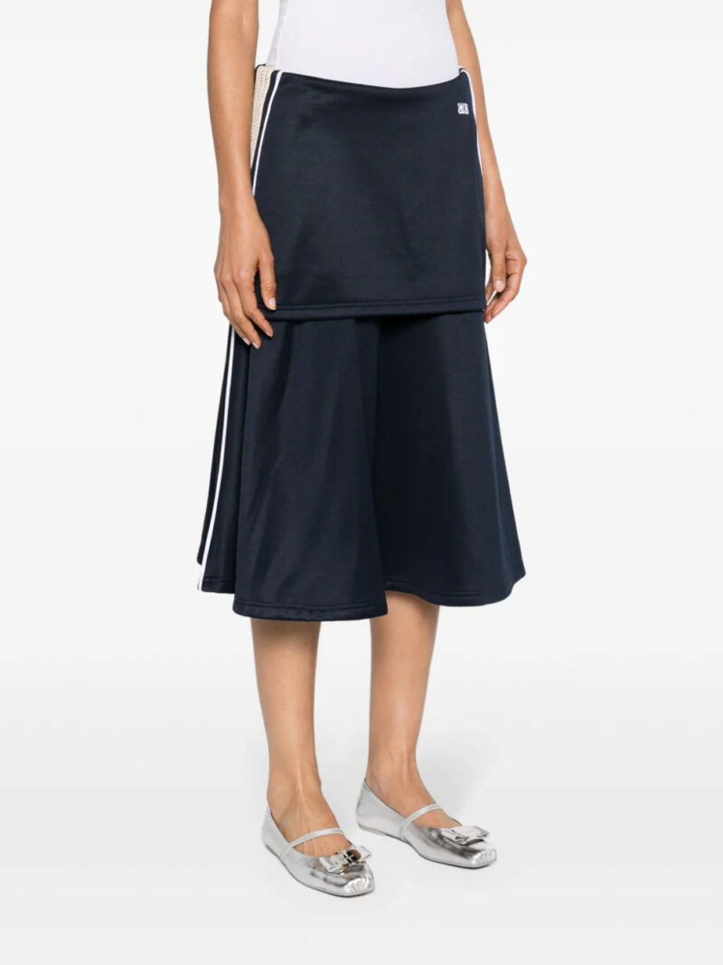 Wales Bonner Mantra tiered skirt