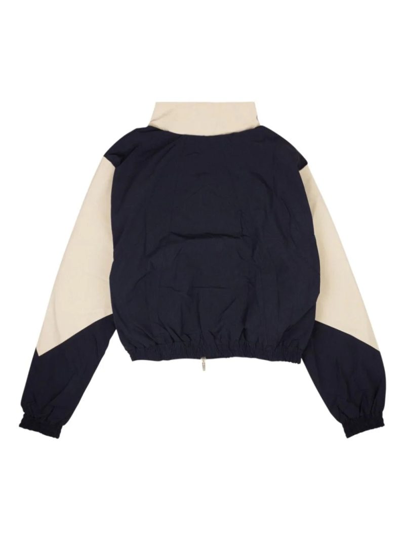 RHUDE  logo-embroidered flight track jacket