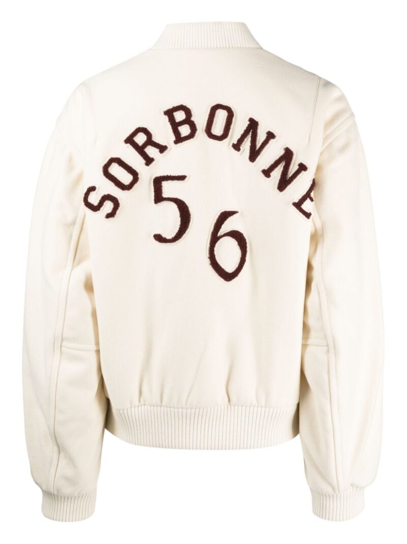 Wales Bonner  logo-appliqué bomber jacket