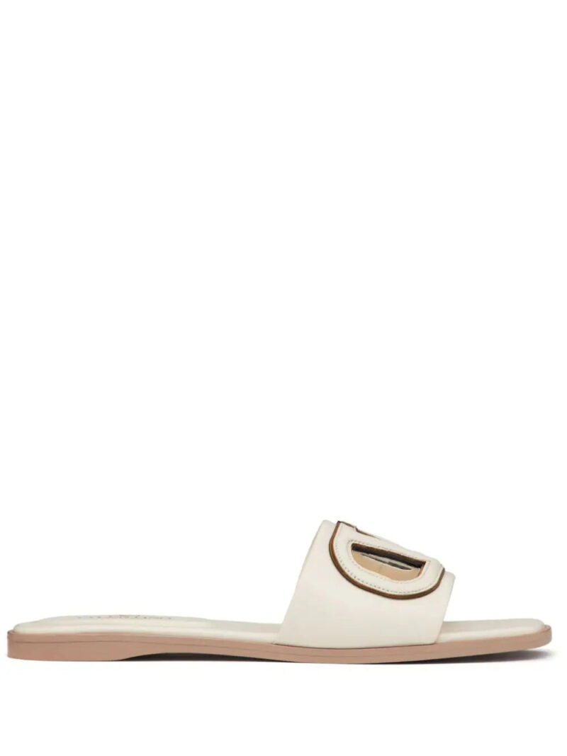 Valentino Garavani  VLogo Signature flat leather sandals
