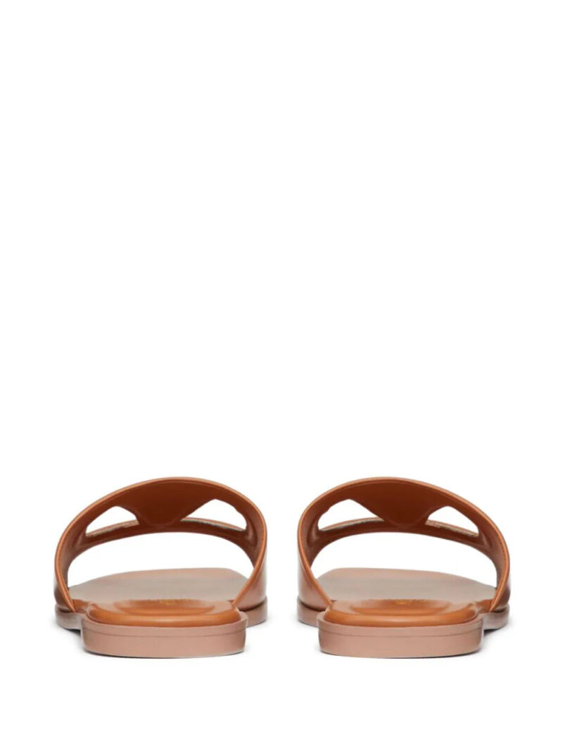Valentino Garavani  VLogo Signature flat leather sandals