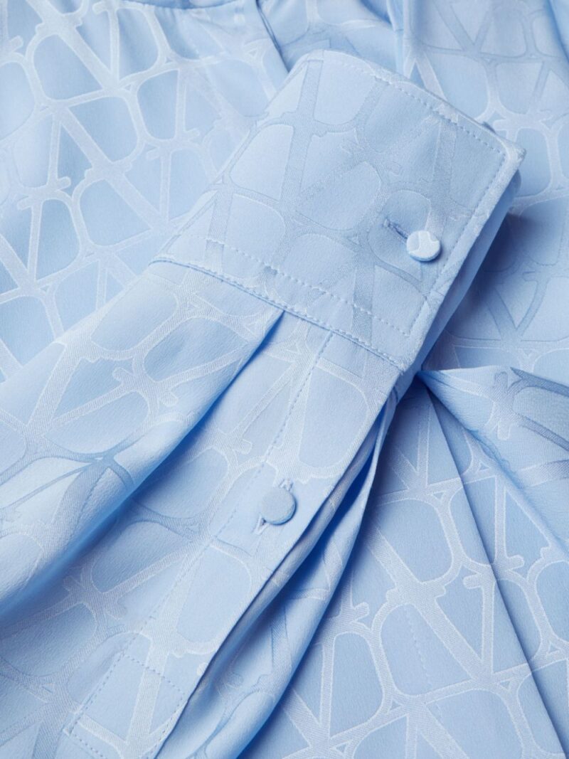 Valentino Garavani  Toile Iconographe silk jacquard shirt