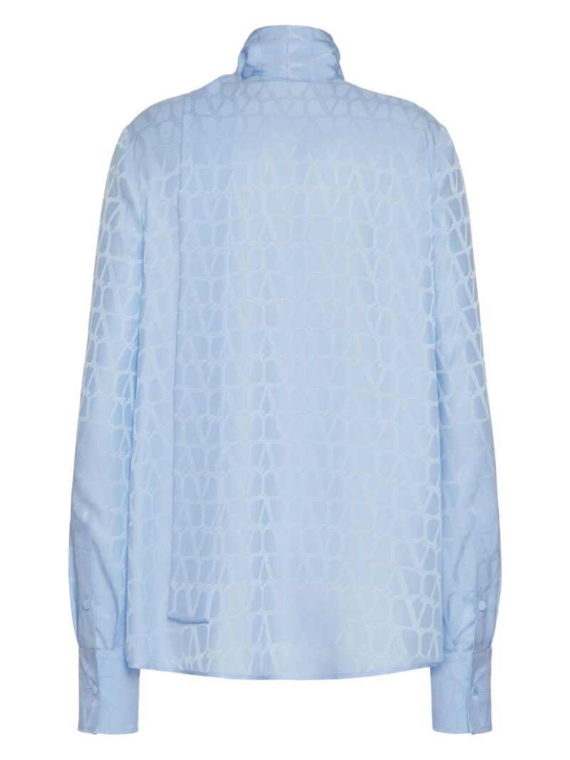 Valentino Garavani  Toile Iconographe silk jacquard shirt