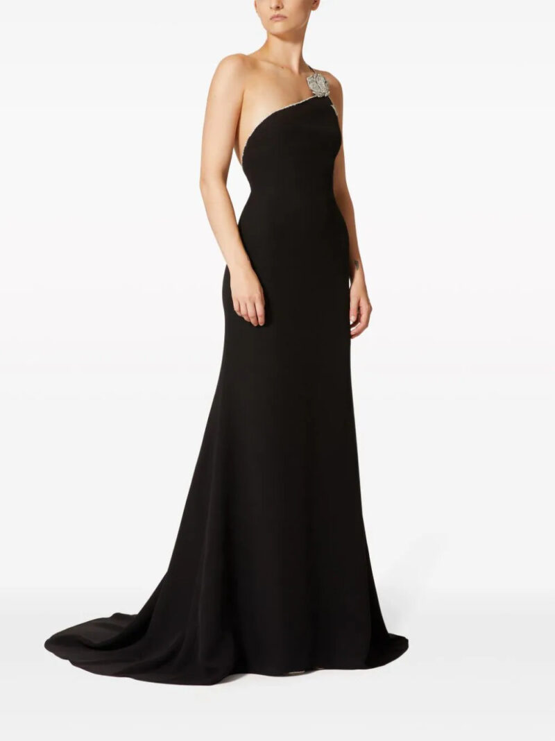 Valentino Garavani  one-shoulder floor-length silk gown