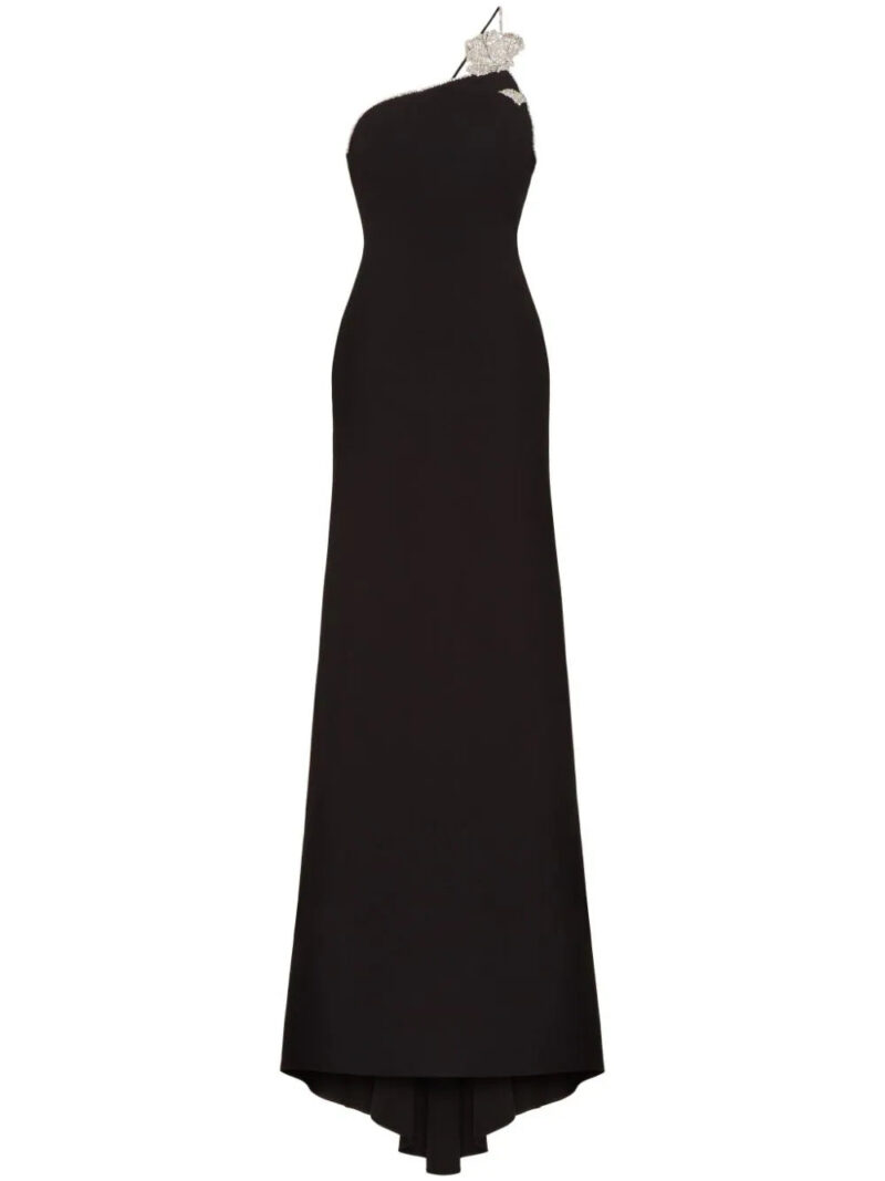 Valentino Garavani  one-shoulder floor-length silk gown