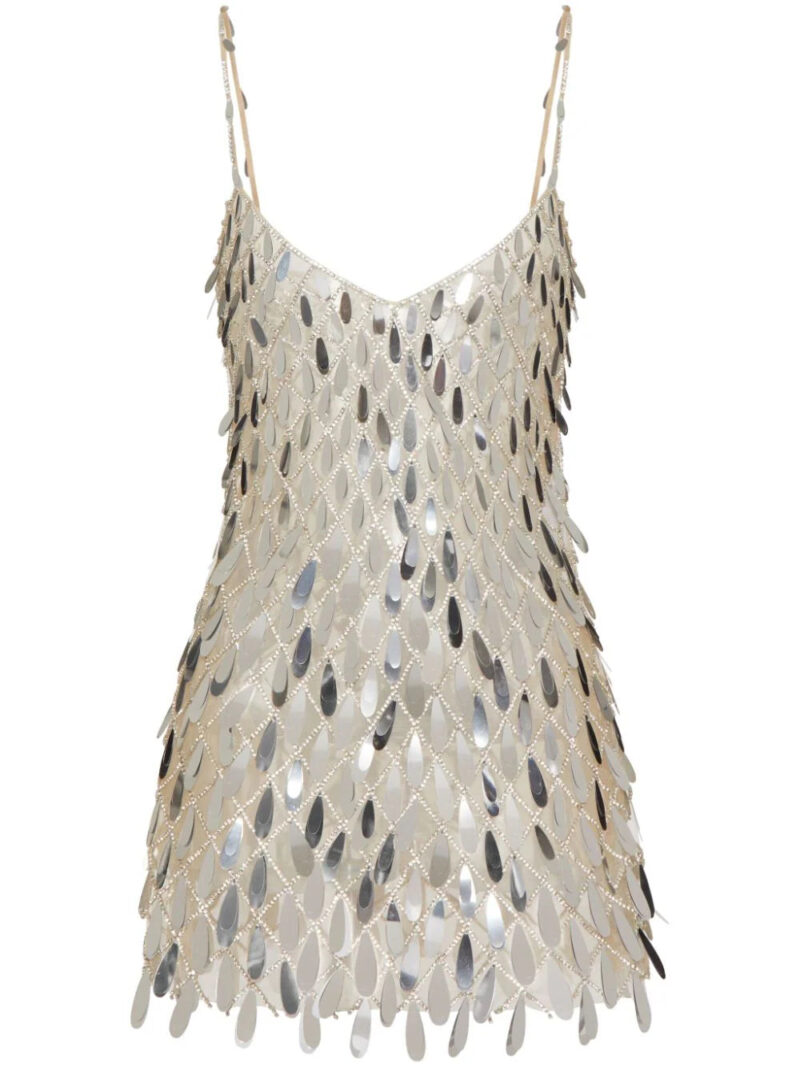 Valentino Garavani  Illusione embroidered tulle minidress