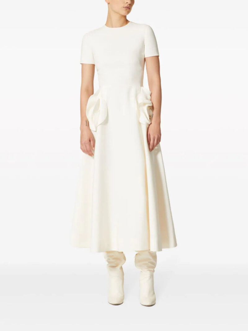 Valentino Garavani  Crepe Couture midi dress