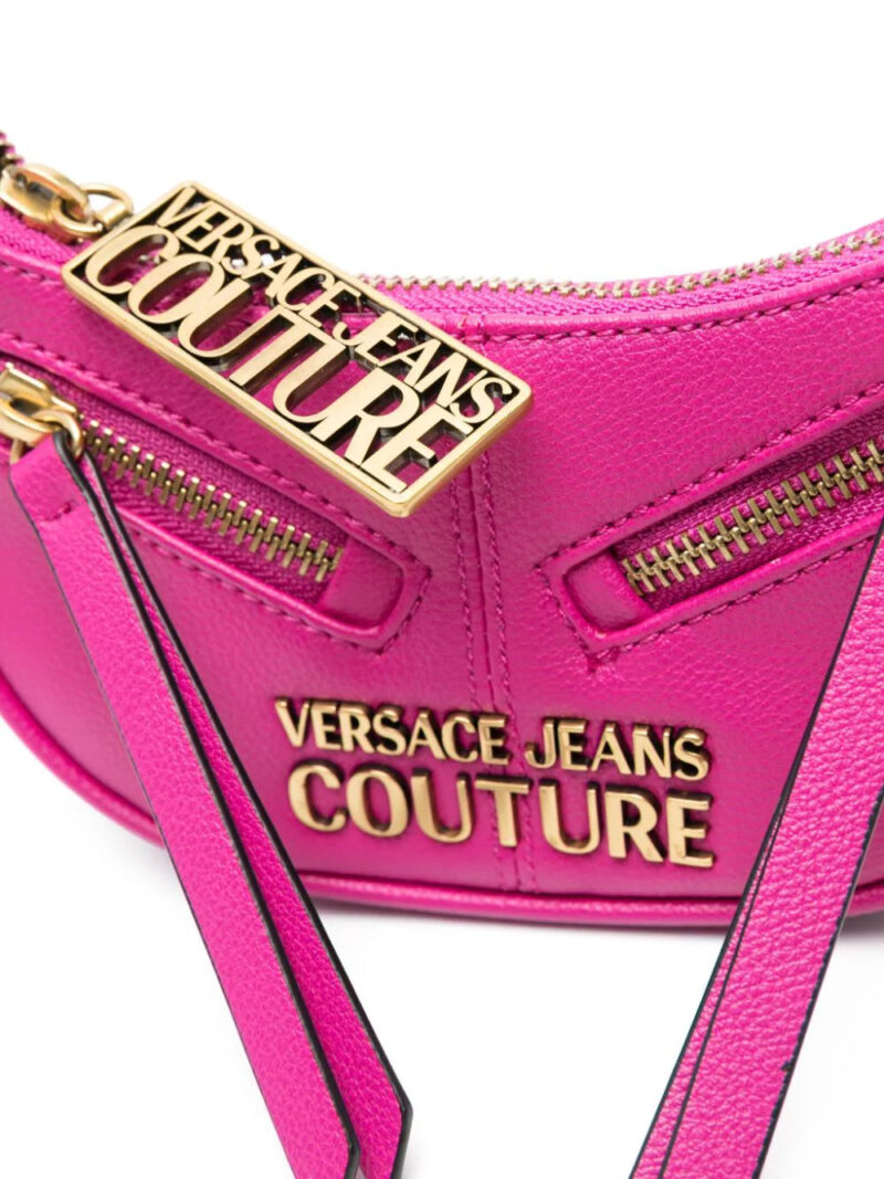 Versace Jeans Couture  medium logo-plaque crossbody bag