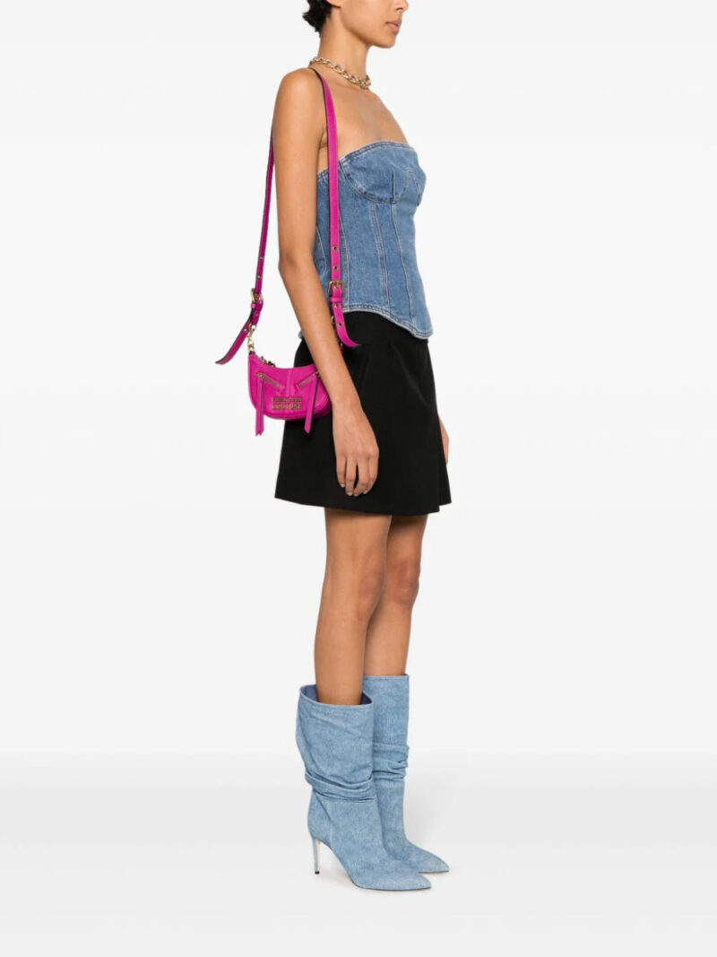 Versace Jeans Couture  medium logo-plaque crossbody bag
