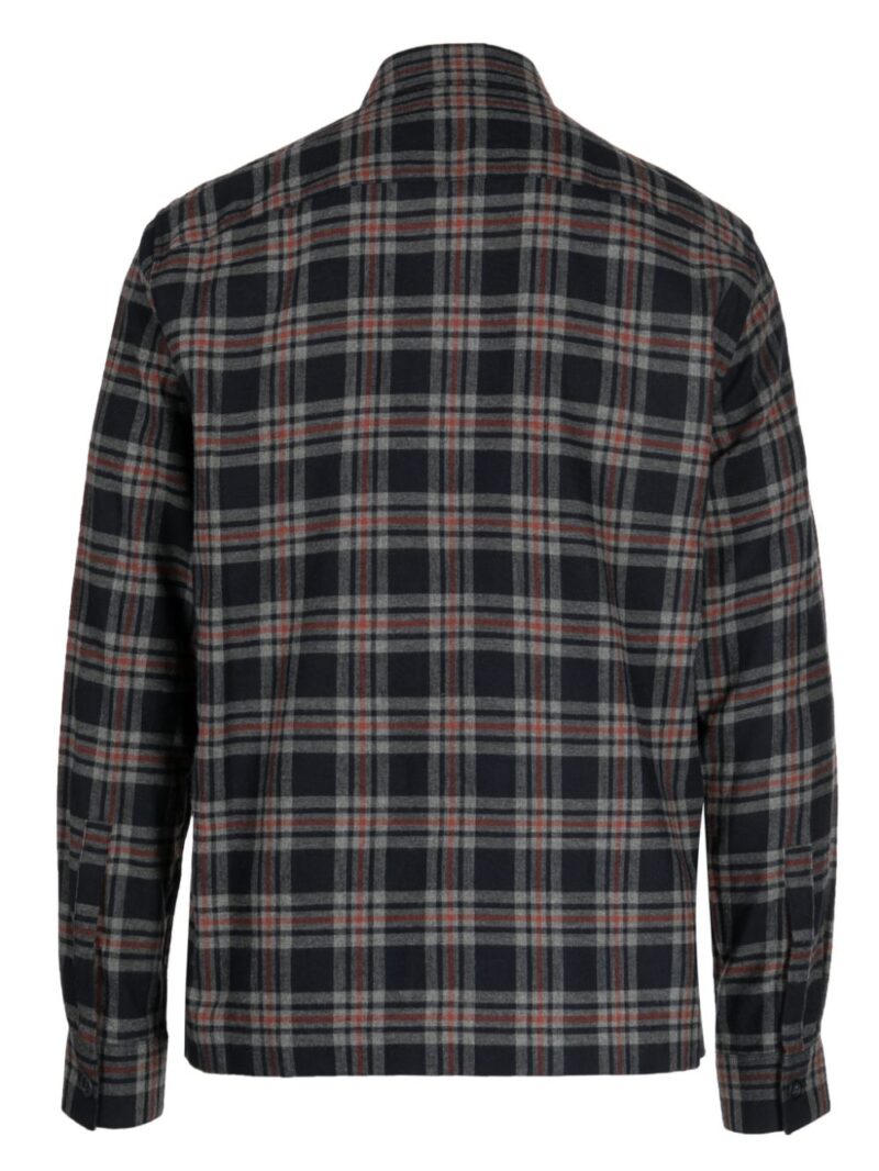 Vince  Kingston plaid cotton shirt
