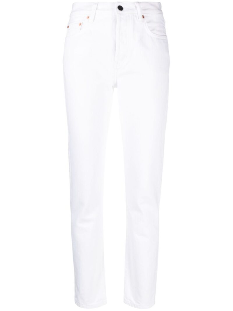 WARDROBE.NYC  mid-rise tapered jeans