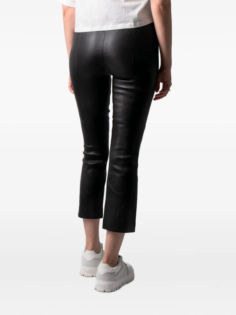 Vince  leather flared trousers