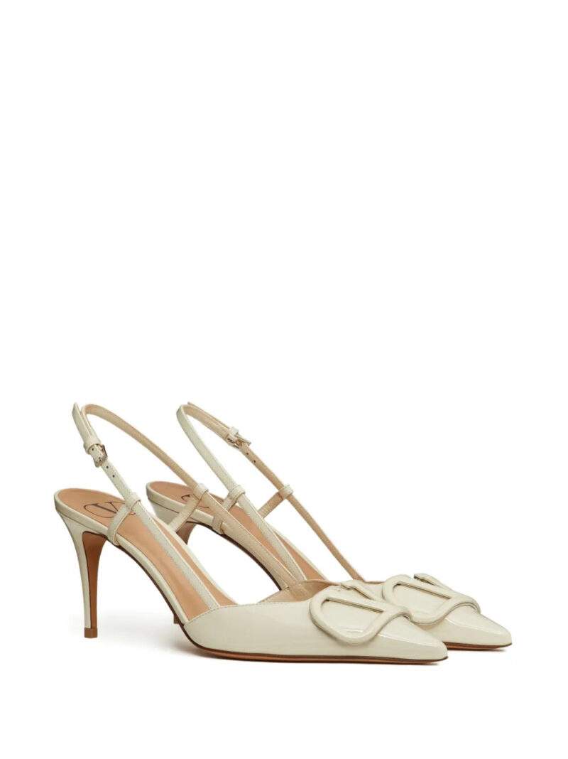 Valentino Garavani  80mm VLogo Signature slingback pumps