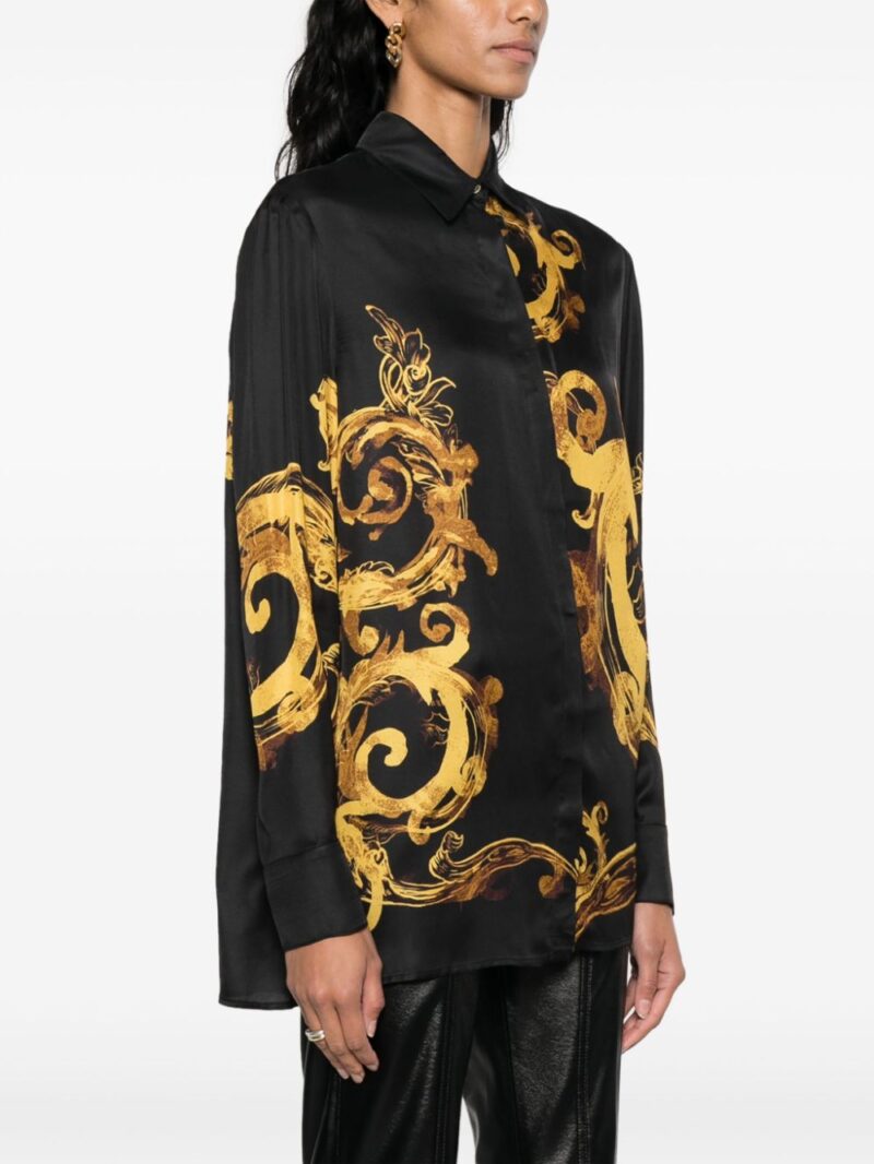 Versace Jeans Couture  Chain Couture-print satin shirt