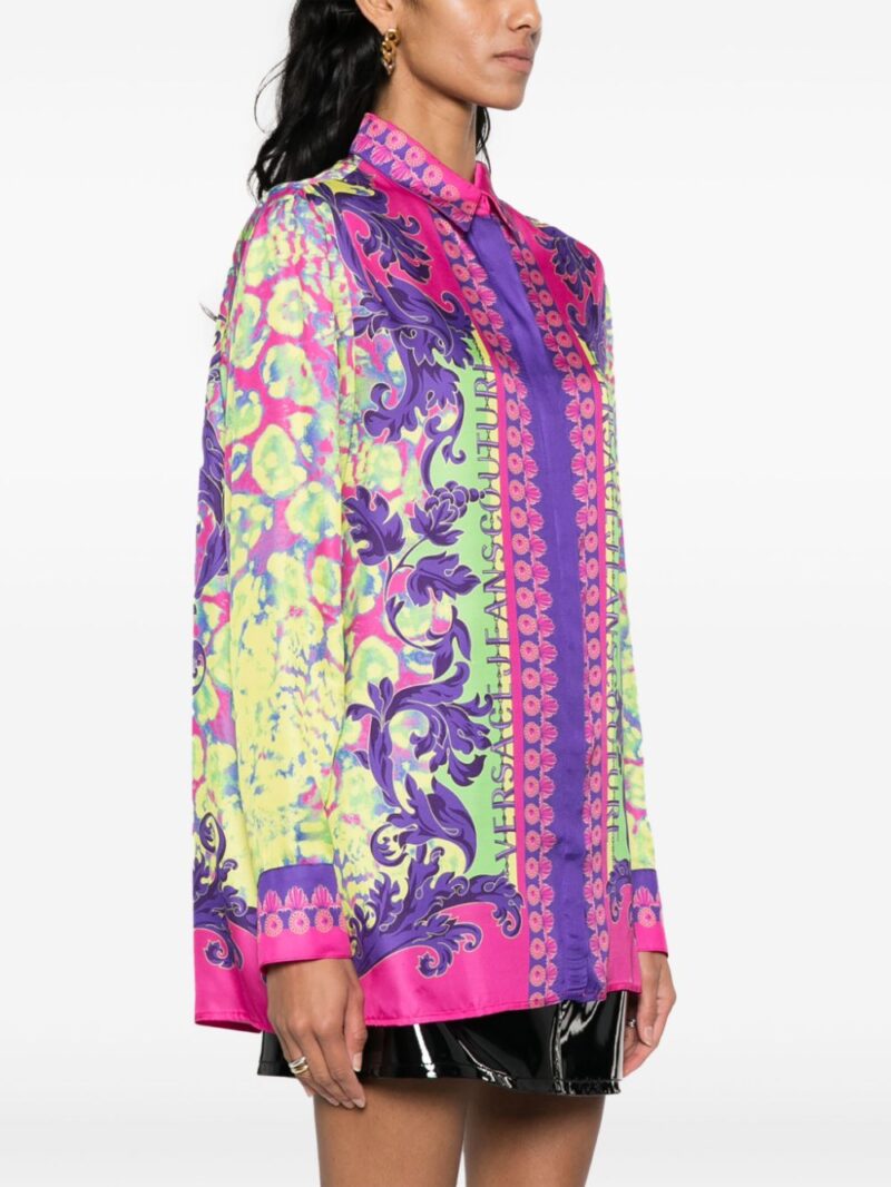 Versace Jeans Couture  graphic-print long-sleeve shirt