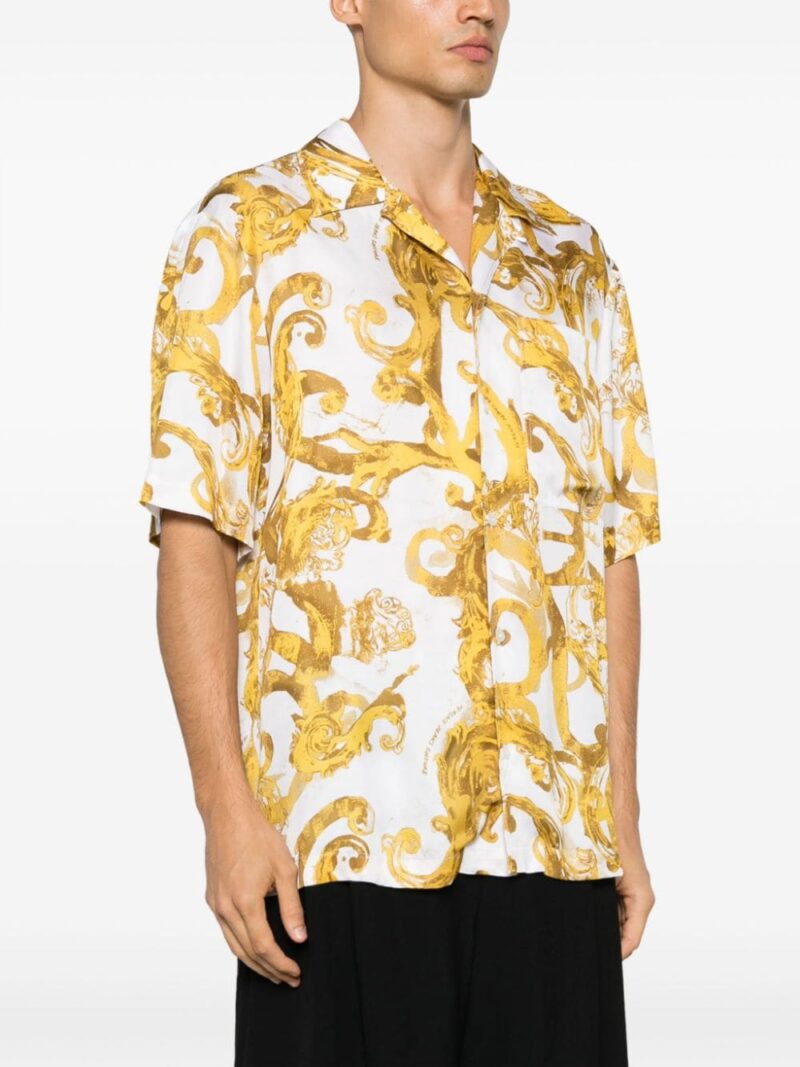 Versace Jeans Couture Barocco-print short-sleeve shirt
