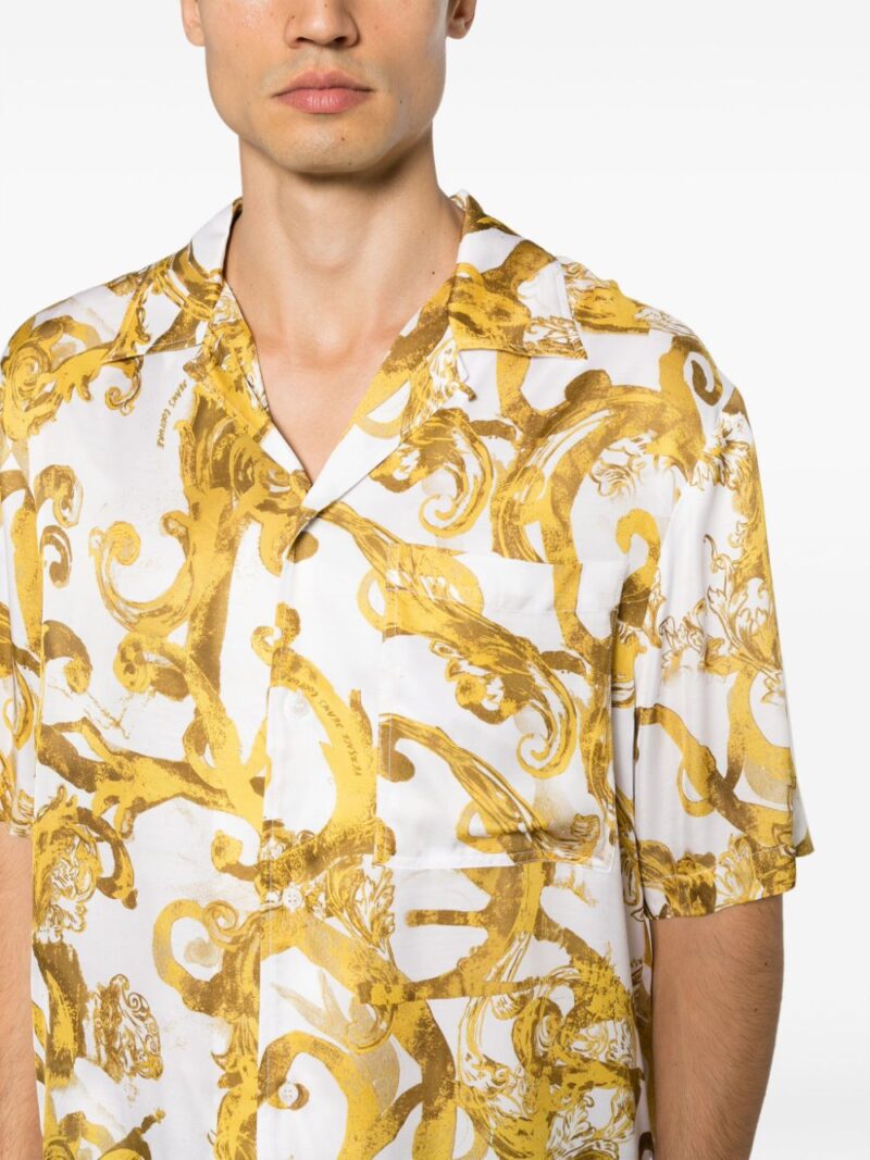 Versace Jeans Couture Barocco-print short-sleeve shirt