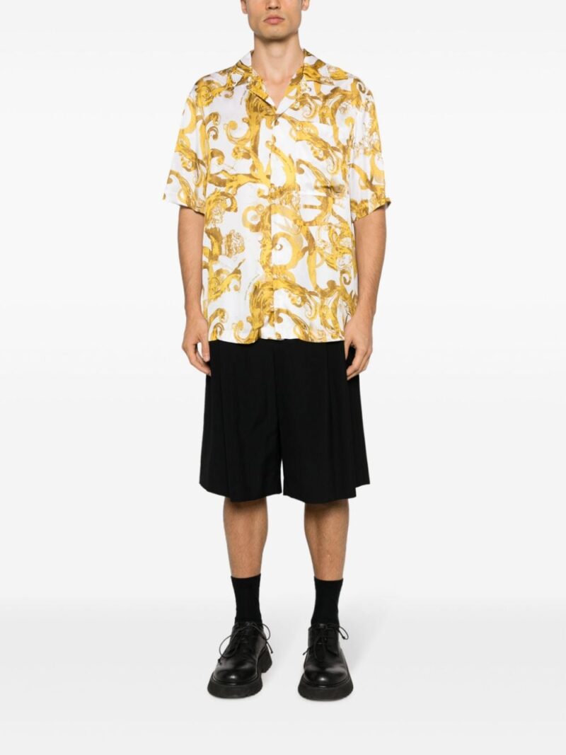 Versace Jeans Couture Barocco-print short-sleeve shirt