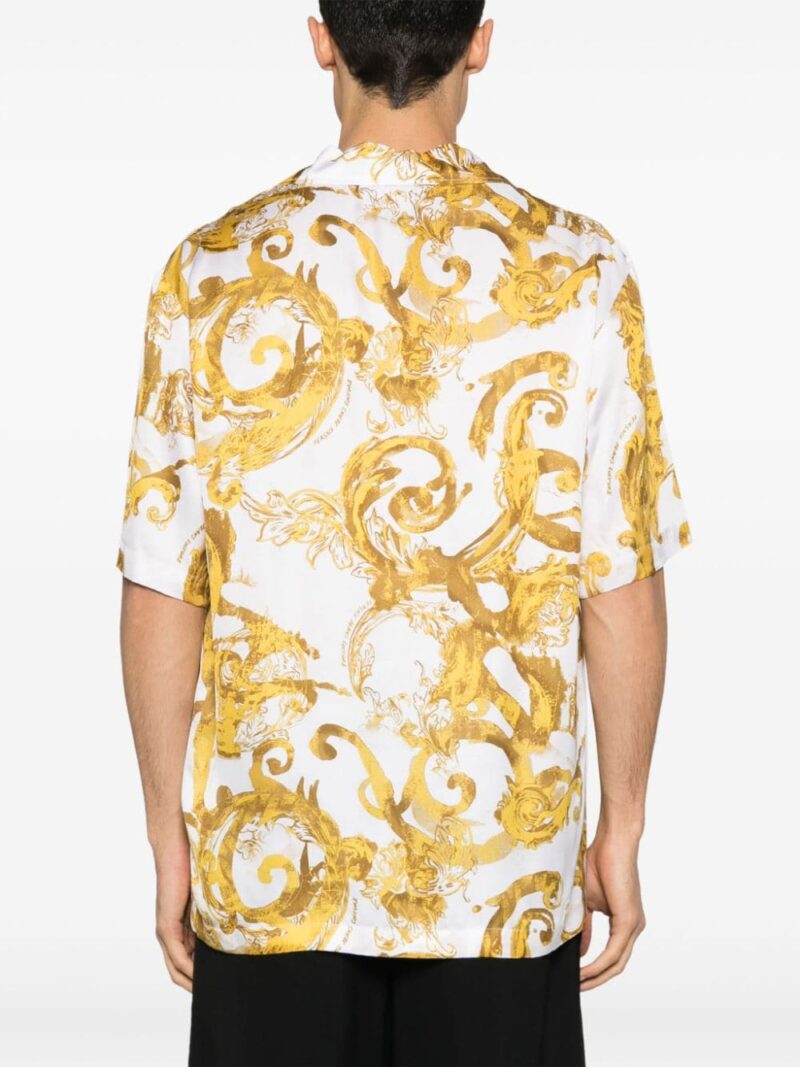 Versace Jeans Couture Barocco-print short-sleeve shirt
