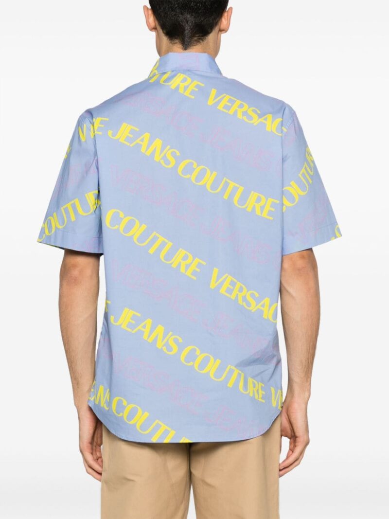 Versace Jeans Couture logo-print cotton shirt