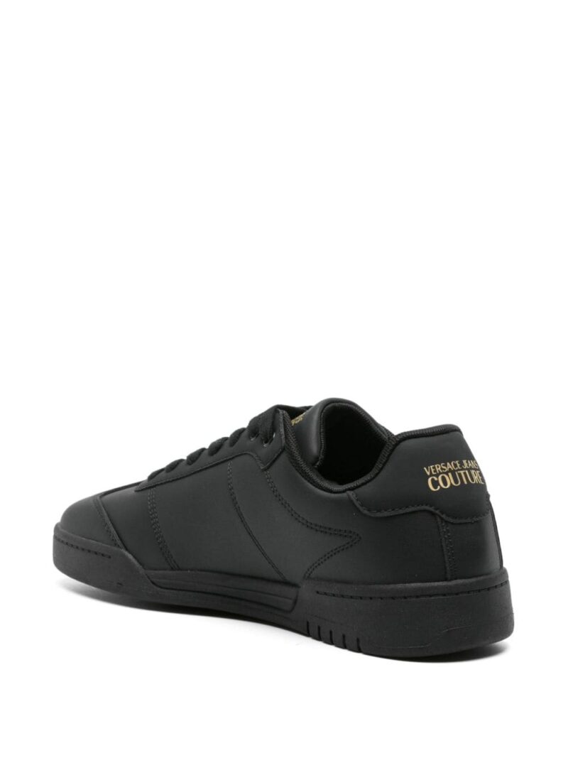 Versace Jeans Couture logo-print leather sneakers