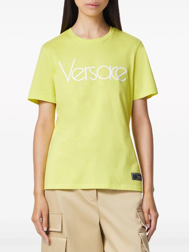 Versace  logo-print cotton T-shirt