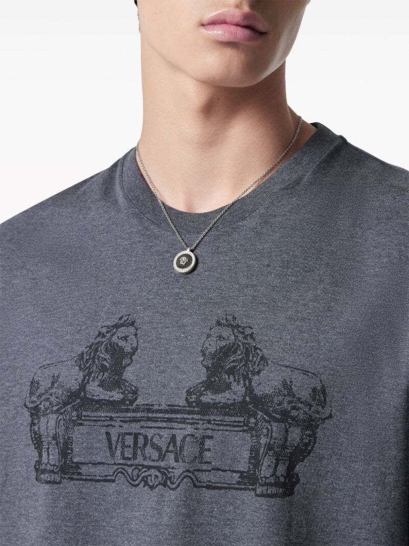 Versace logo-print cotton T-shirt