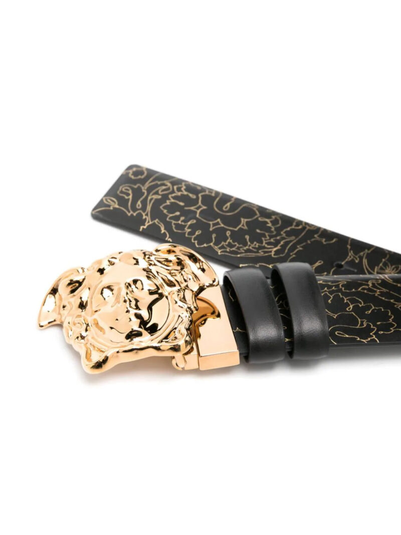 Versace  La Medusa reversible leather belt